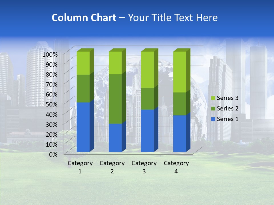 Right Illustration Symbol PowerPoint Template