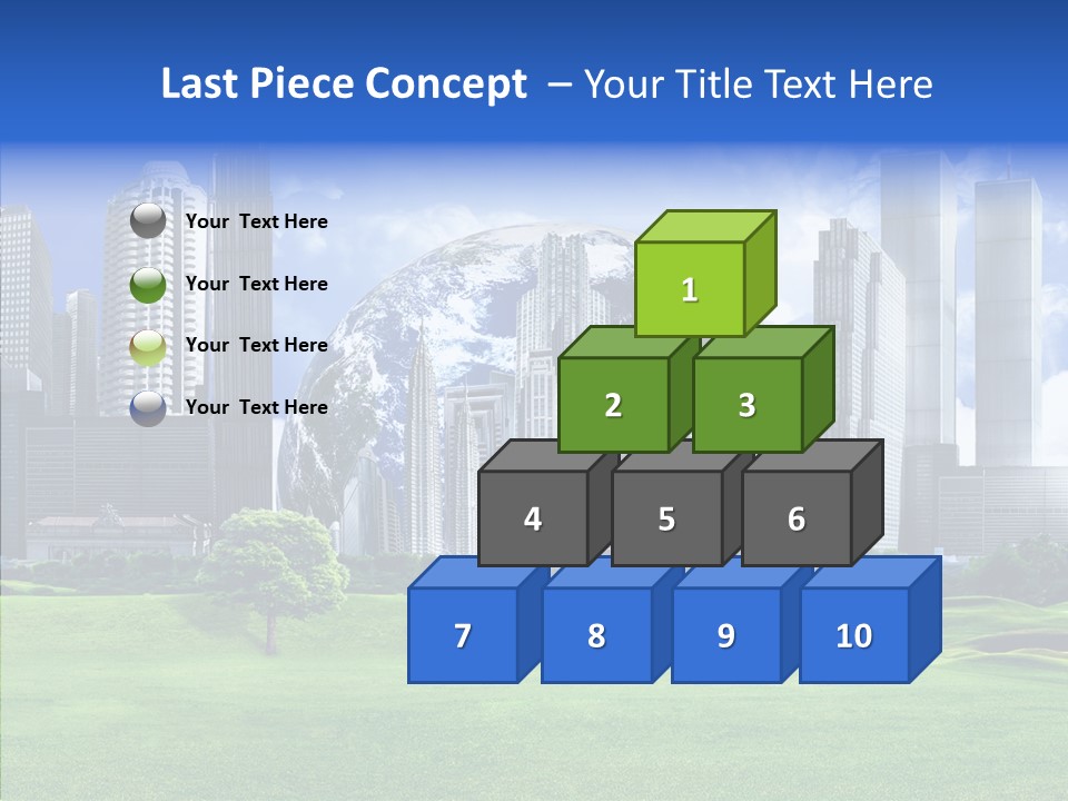 Right Illustration Symbol PowerPoint Template