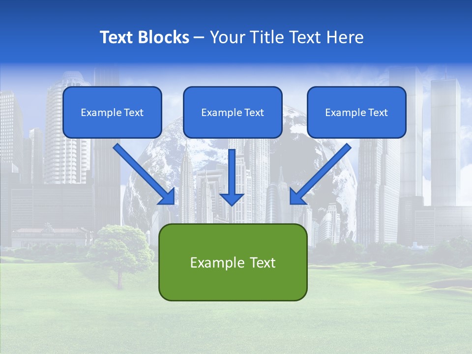 Right Illustration Symbol PowerPoint Template