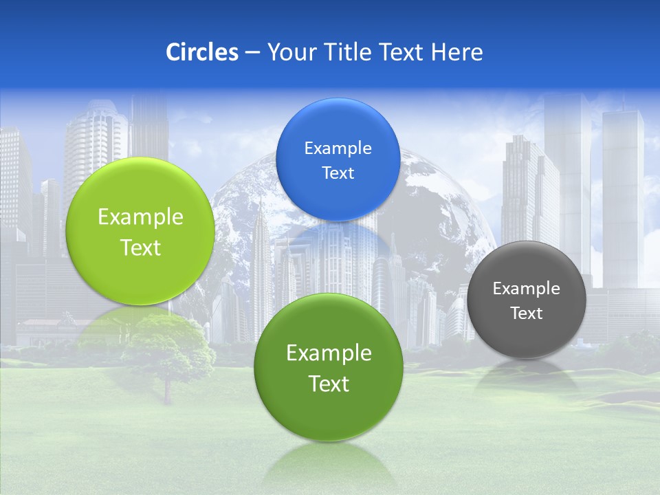 Right Illustration Symbol PowerPoint Template
