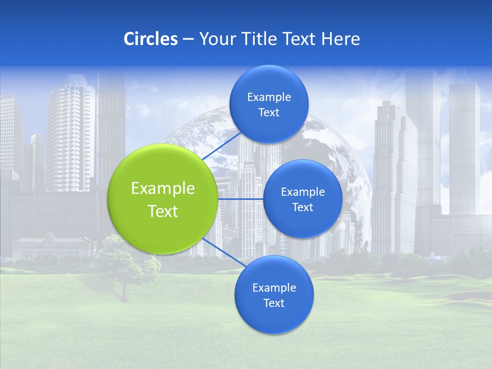 Right Illustration Symbol PowerPoint Template