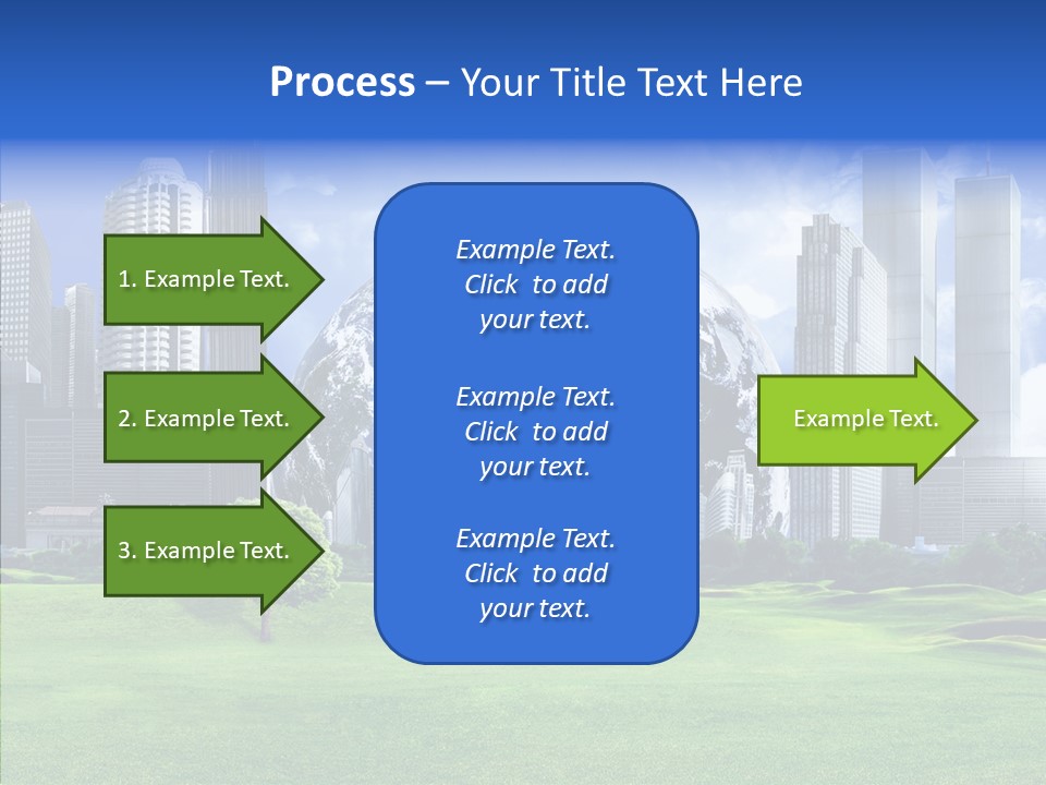 Right Illustration Symbol PowerPoint Template