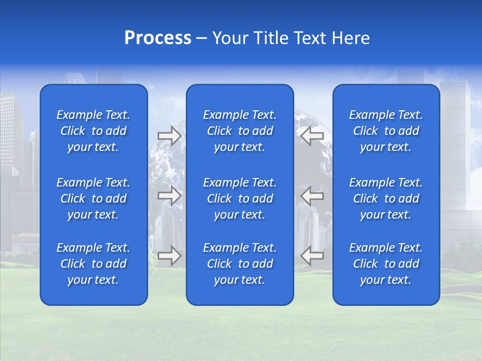 Right Illustration Symbol PowerPoint Template