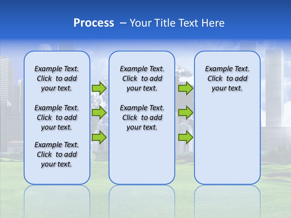 Right Illustration Symbol PowerPoint Template