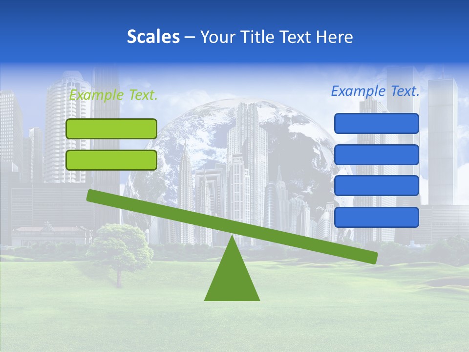 Right Illustration Symbol PowerPoint Template