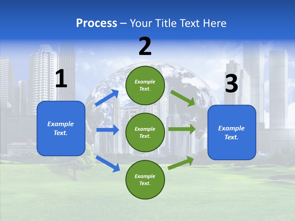 Right Illustration Symbol PowerPoint Template