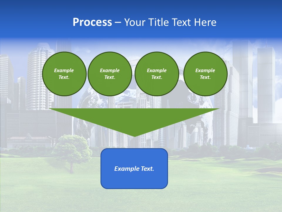 Right Illustration Symbol PowerPoint Template