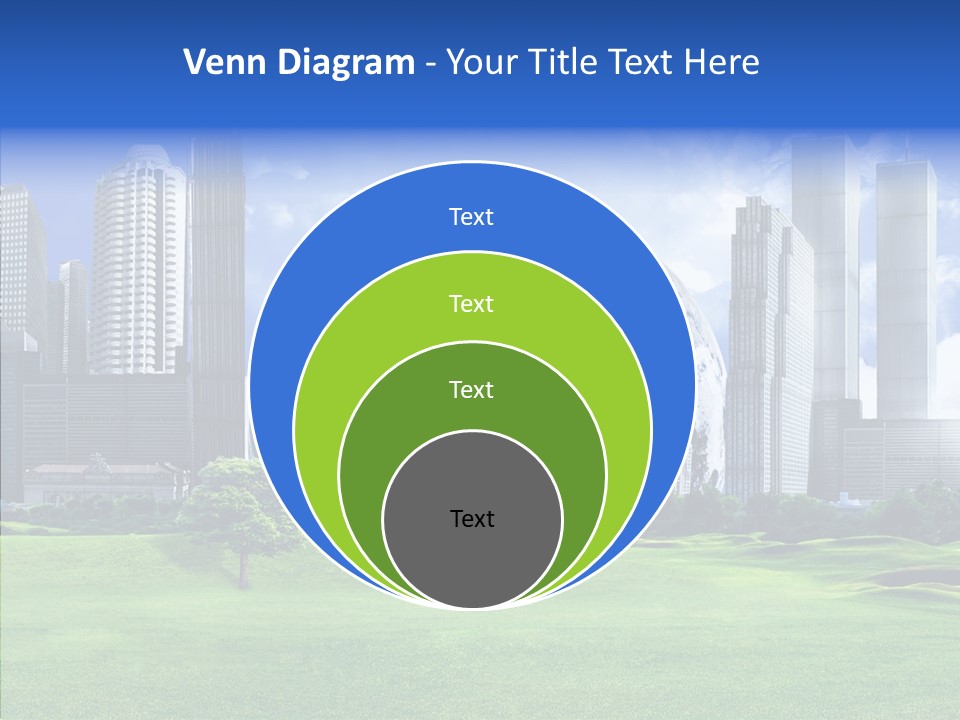 Right Illustration Symbol PowerPoint Template