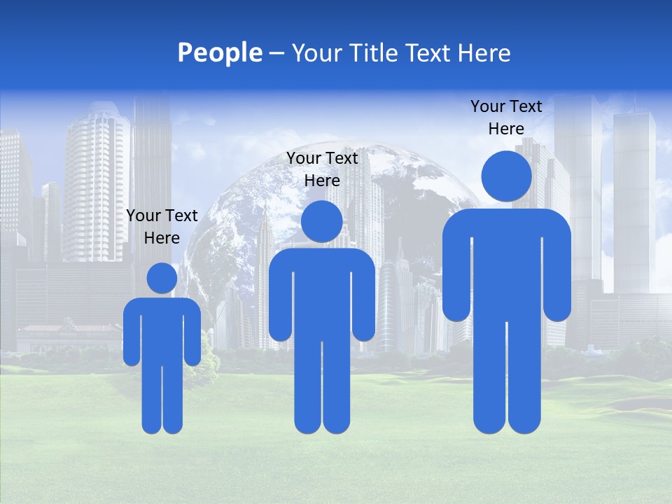 Right Illustration Symbol PowerPoint Template