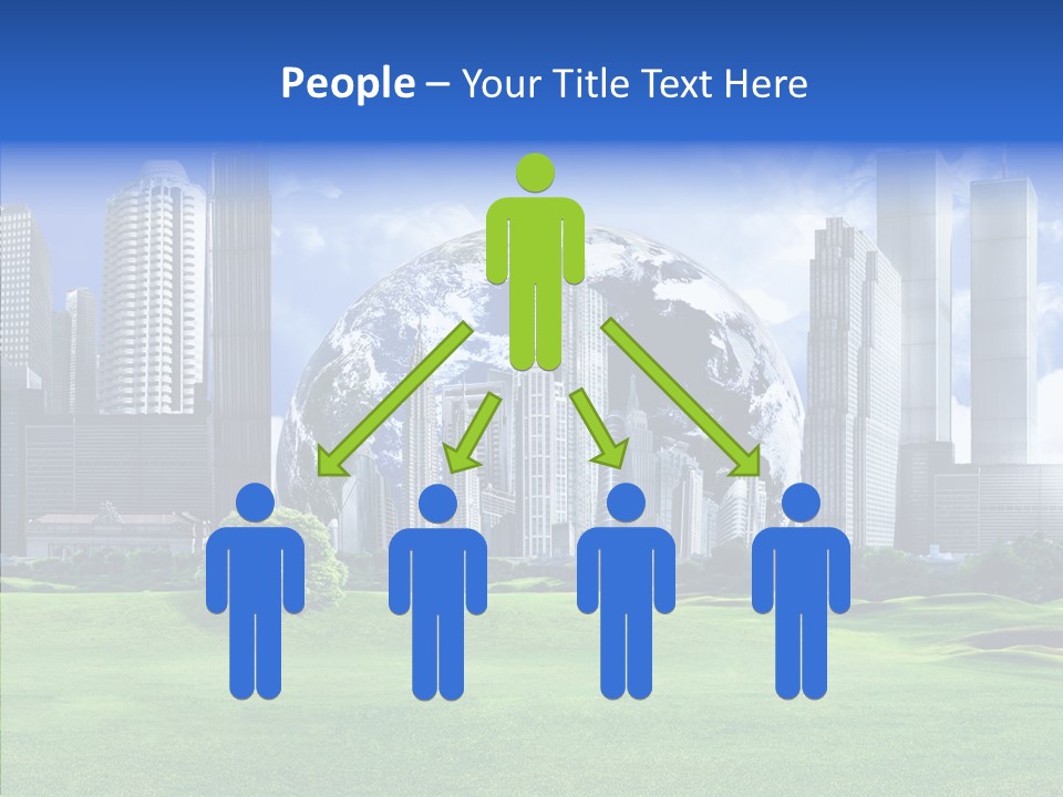 Right Illustration Symbol PowerPoint Template