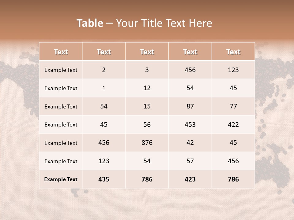 Global Grain Concept PowerPoint Template