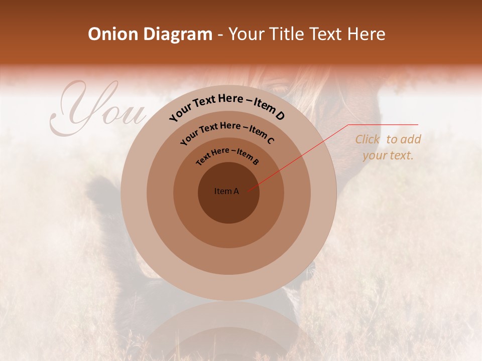 Equine Black Love PowerPoint Template