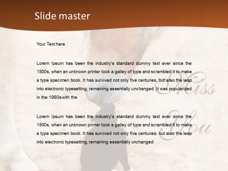 Dreamlike Best Friends Affection PowerPoint Template