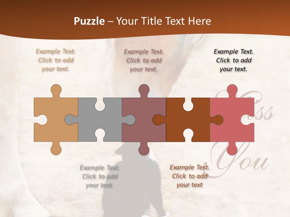 Dreamlike Best Friends Affection PowerPoint Template