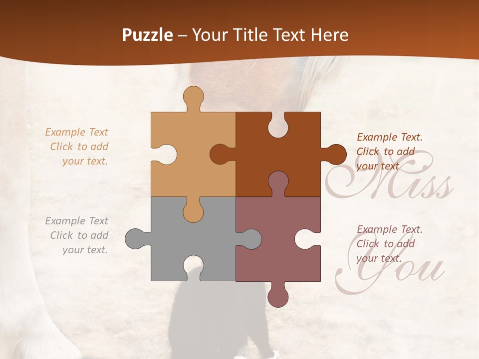 Dreamlike Best Friends Affection PowerPoint Template