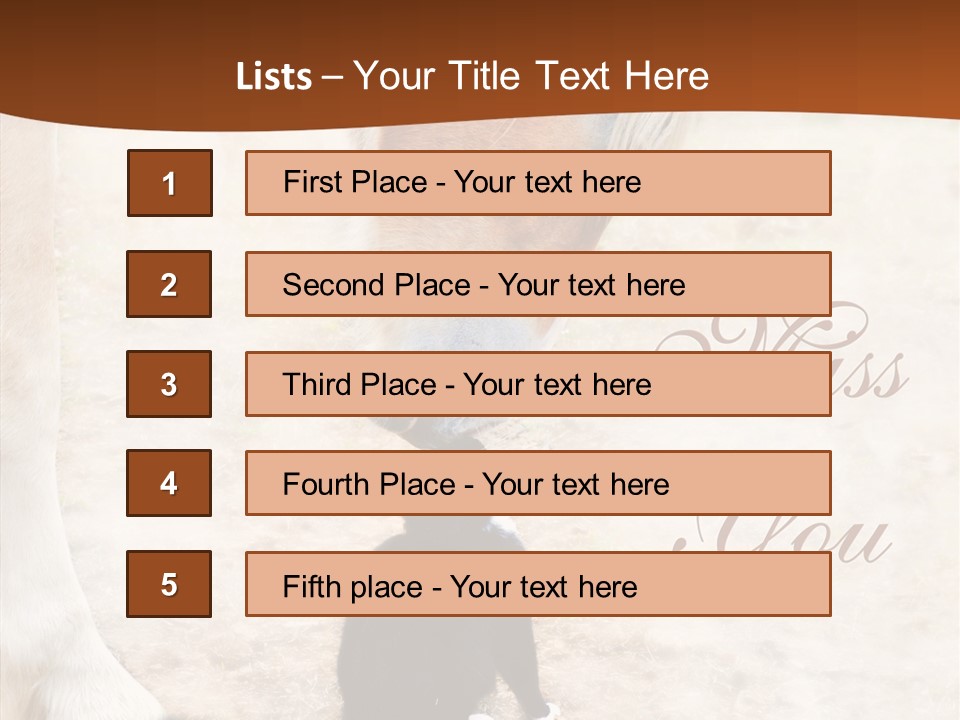 Dreamlike Best Friends Affection PowerPoint Template