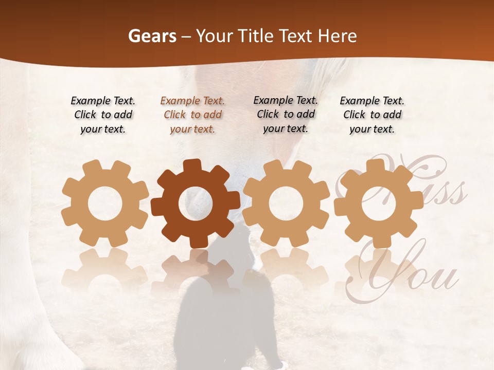 Dreamlike Best Friends Affection PowerPoint Template