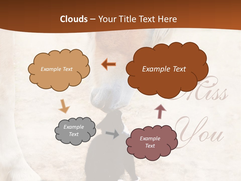 Dreamlike Best Friends Affection PowerPoint Template