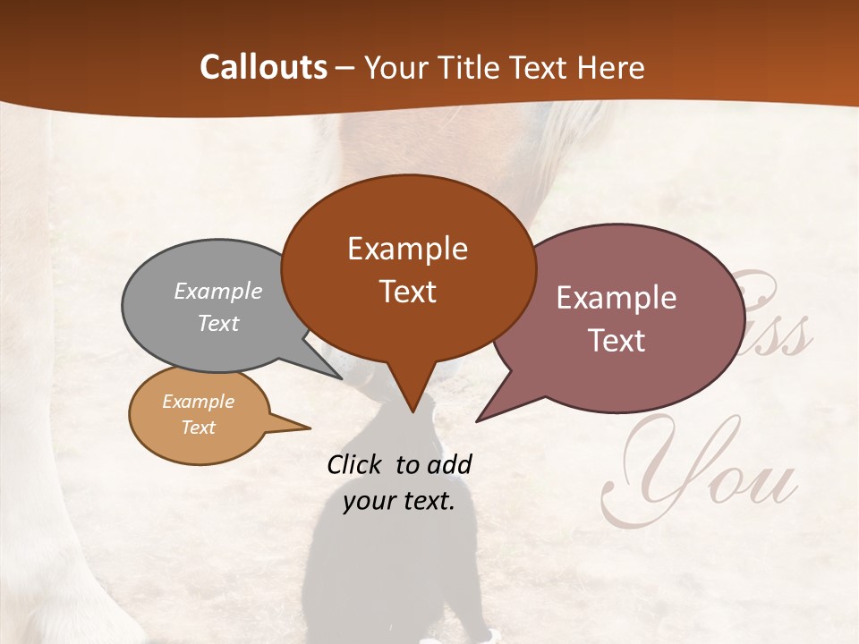 Dreamlike Best Friends Affection PowerPoint Template