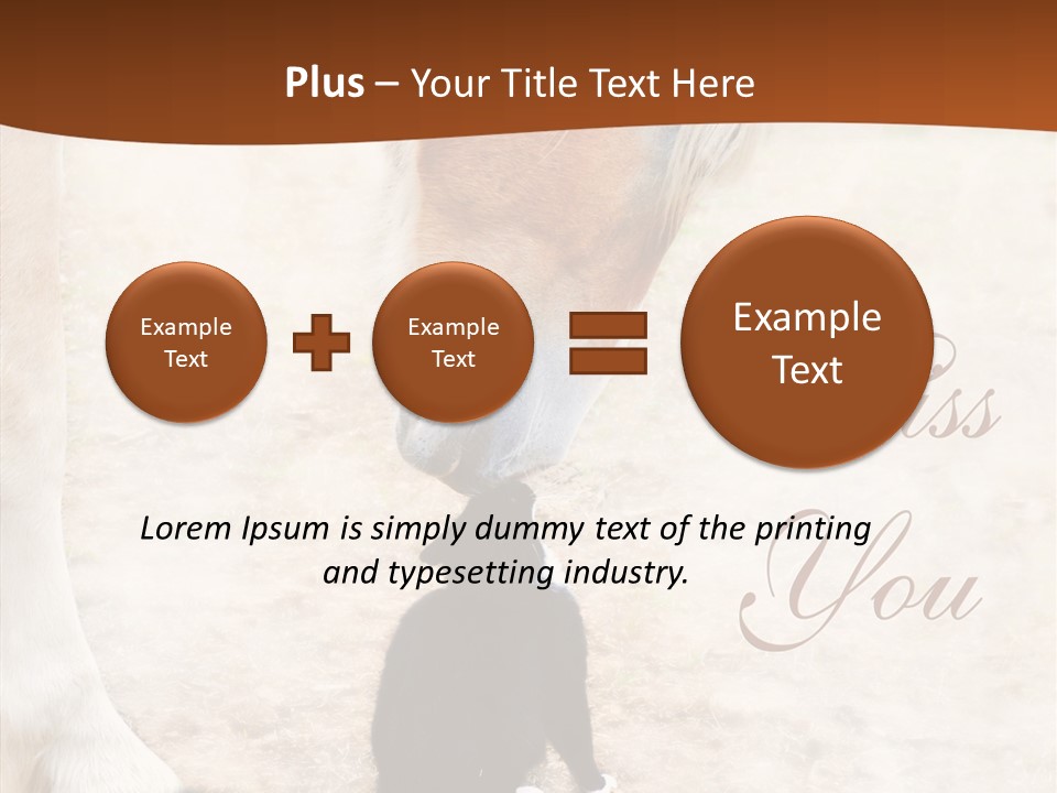 Dreamlike Best Friends Affection PowerPoint Template