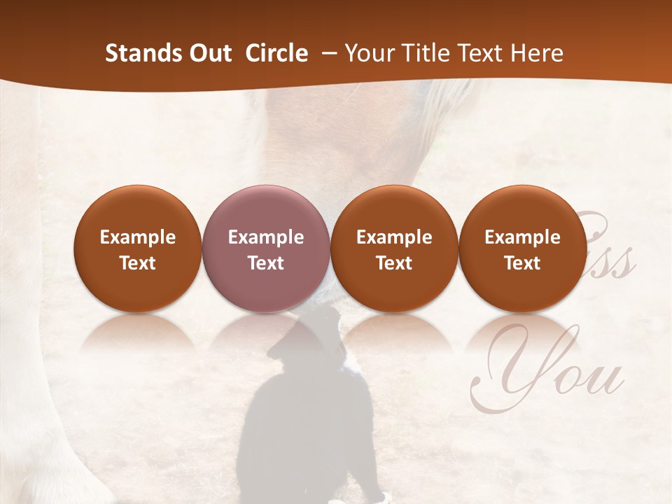 Dreamlike Best Friends Affection PowerPoint Template