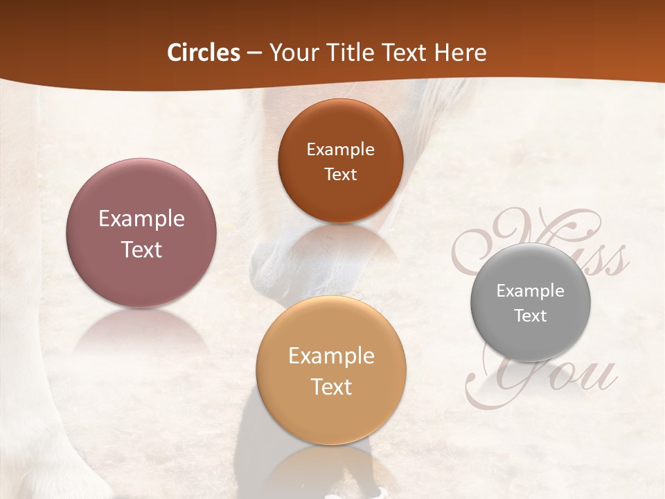 Dreamlike Best Friends Affection PowerPoint Template