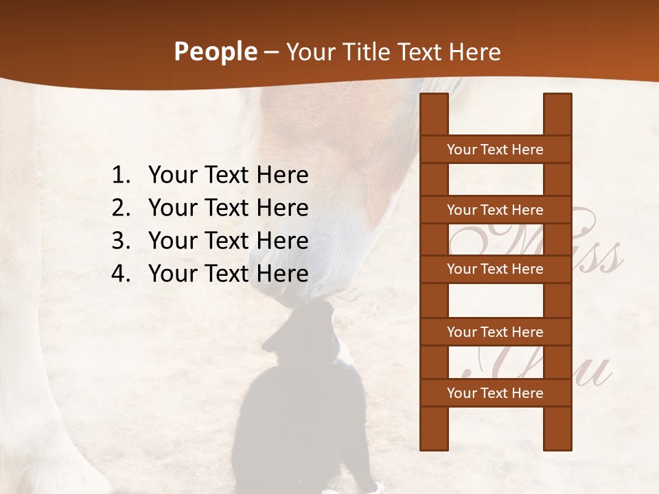 Dreamlike Best Friends Affection PowerPoint Template