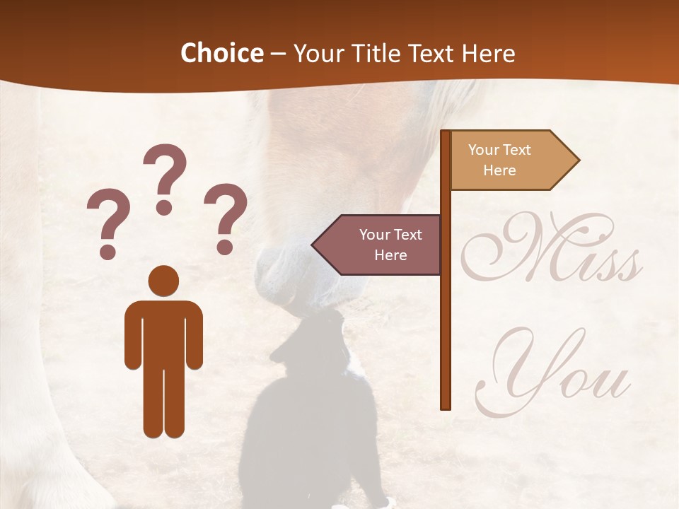 Dreamlike Best Friends Affection PowerPoint Template