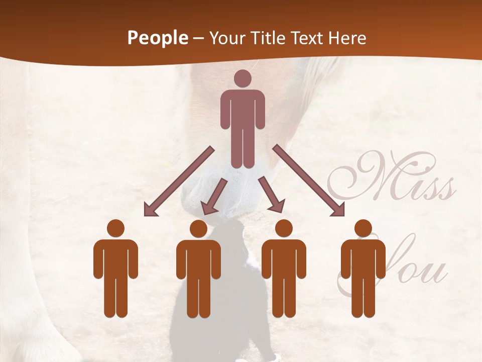 Dreamlike Best Friends Affection PowerPoint Template