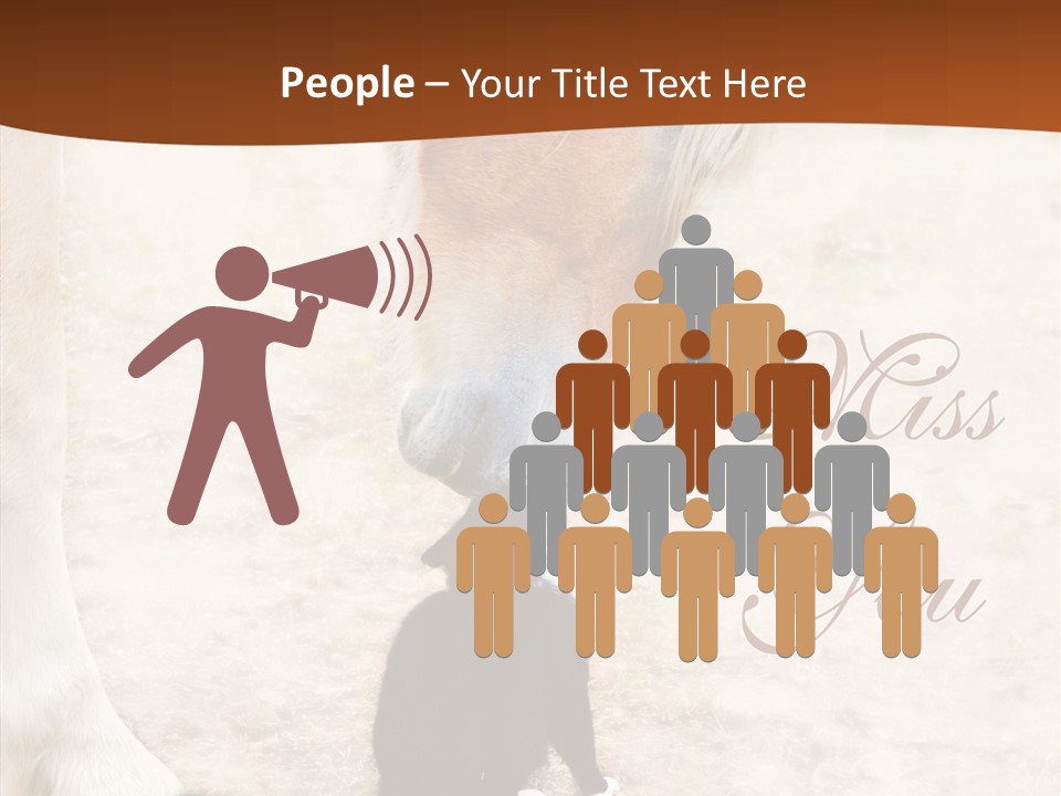 Dreamlike Best Friends Affection PowerPoint Template