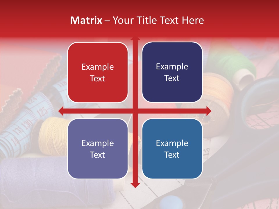 Hobby Bobbin Line PowerPoint Template