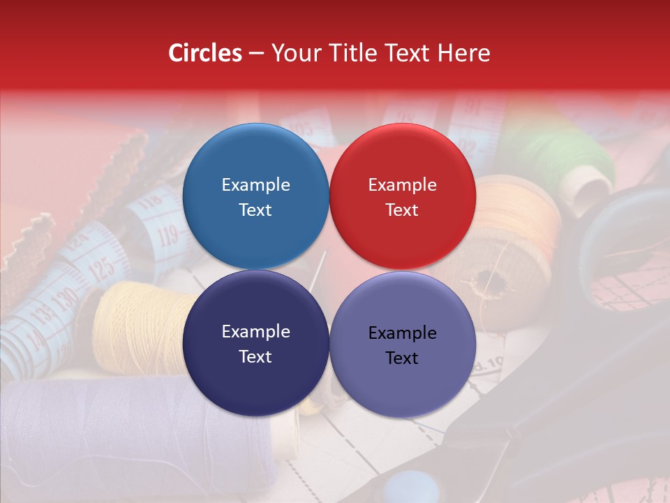 Hobby Bobbin Line PowerPoint Template