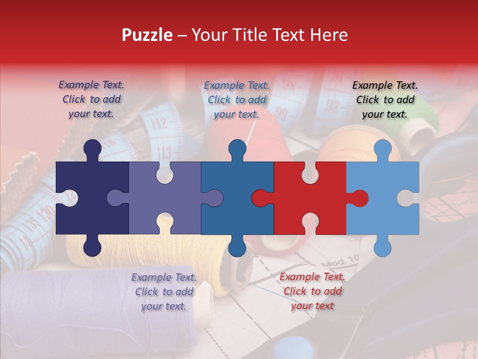 Hobby Bobbin Line PowerPoint Template