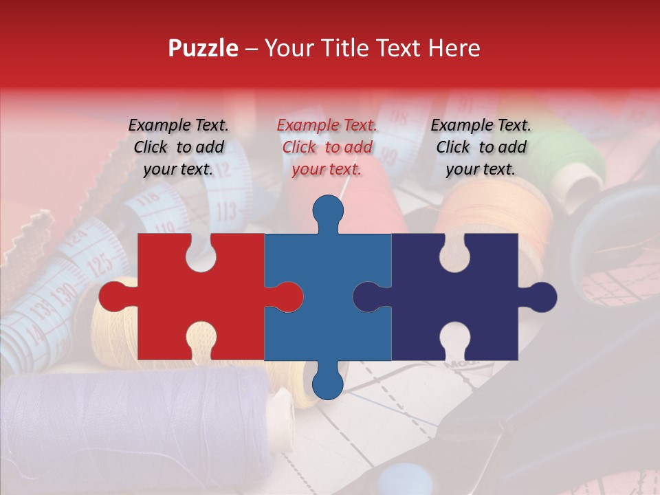 Hobby Bobbin Line PowerPoint Template