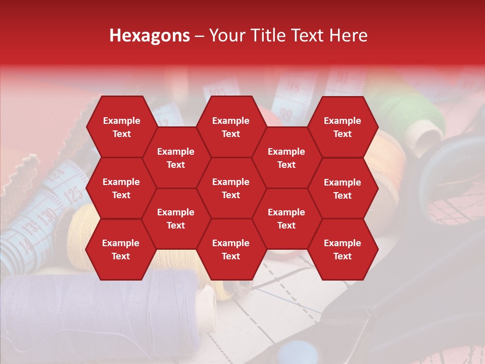 Hobby Bobbin Line PowerPoint Template