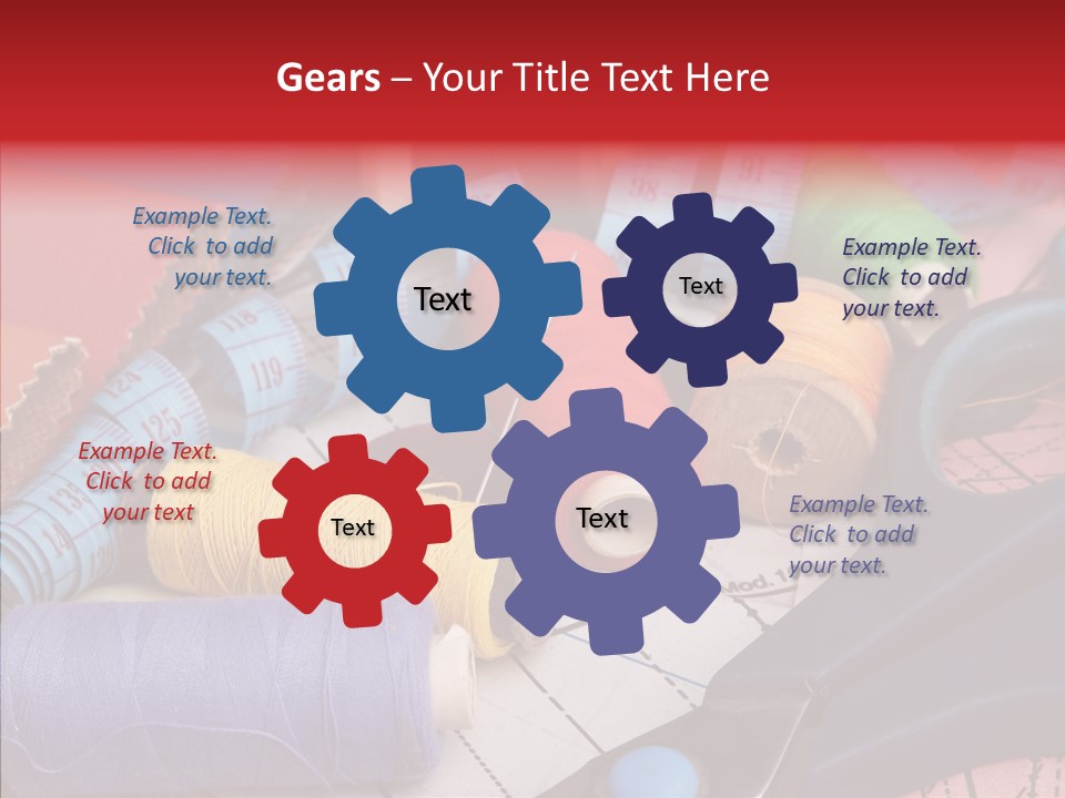 Hobby Bobbin Line PowerPoint Template