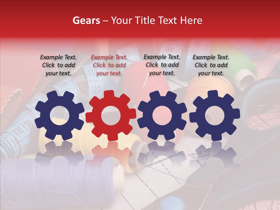 Hobby Bobbin Line PowerPoint Template