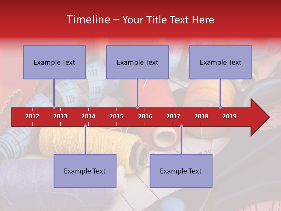 Hobby Bobbin Line PowerPoint Template