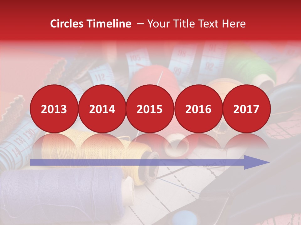 Hobby Bobbin Line PowerPoint Template