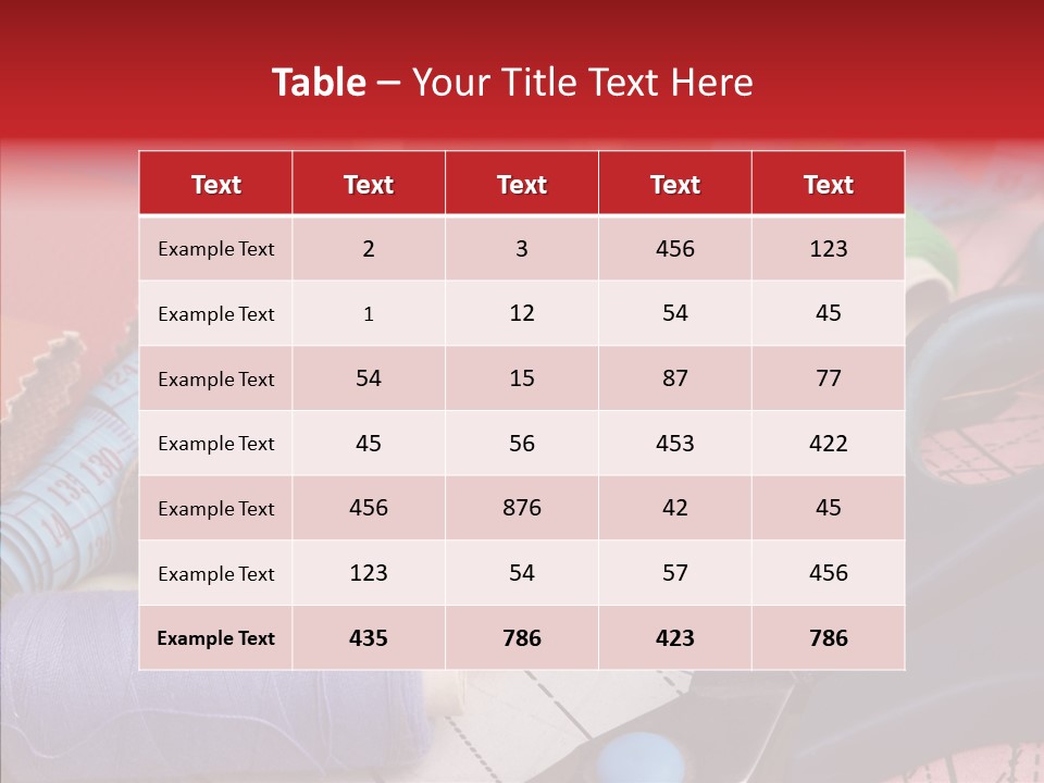 Hobby Bobbin Line PowerPoint Template