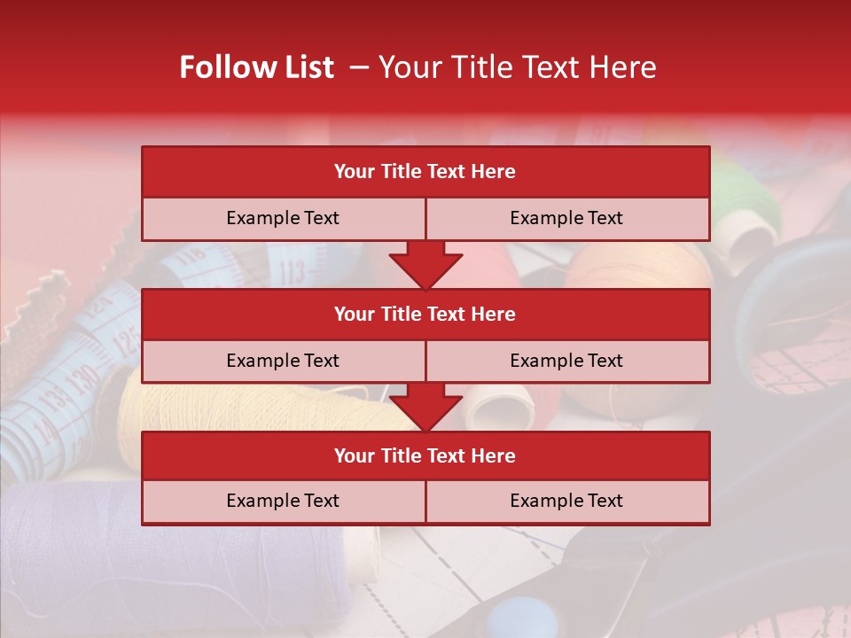 Hobby Bobbin Line PowerPoint Template