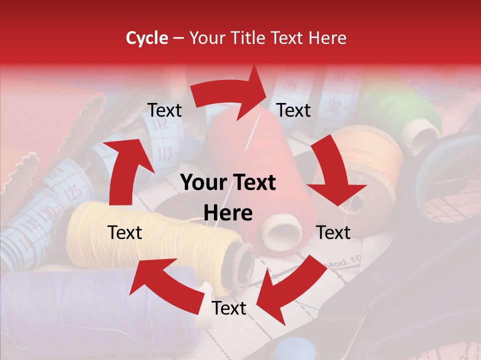 Hobby Bobbin Line PowerPoint Template