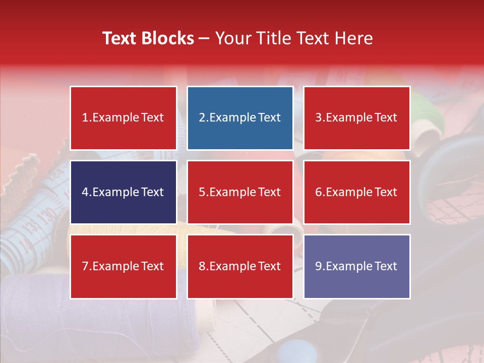 Hobby Bobbin Line PowerPoint Template