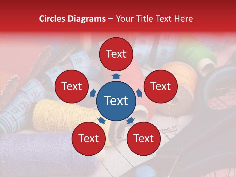 Hobby Bobbin Line PowerPoint Template