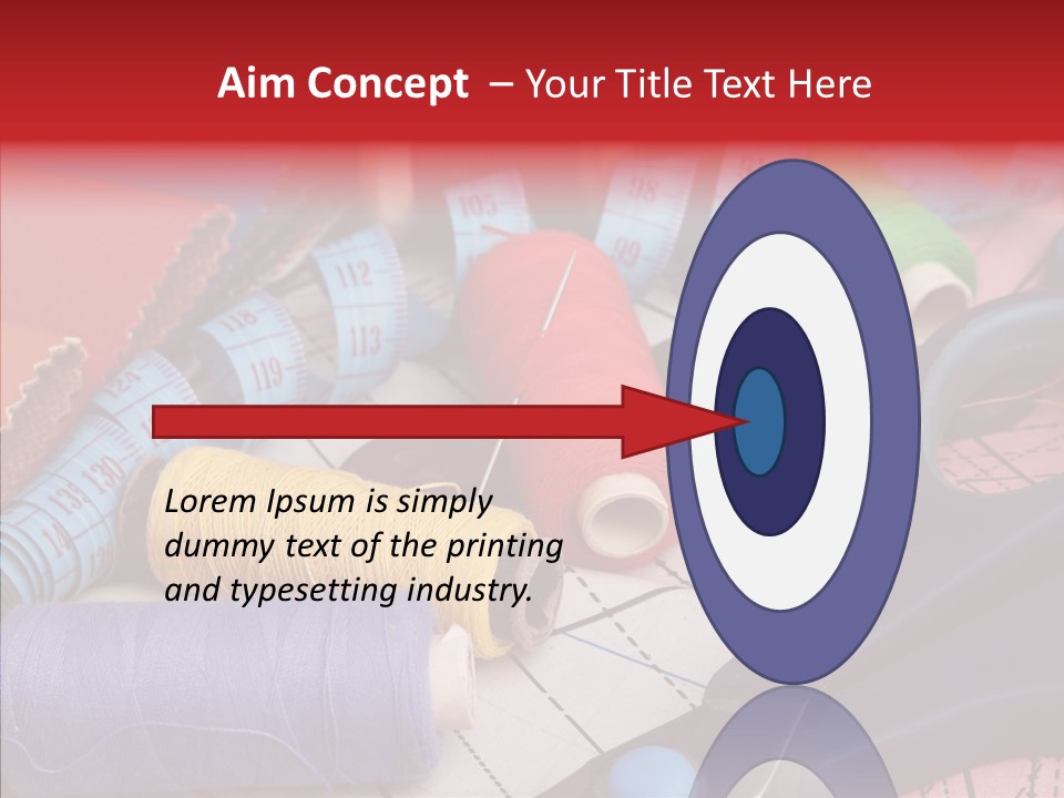 Hobby Bobbin Line PowerPoint Template
