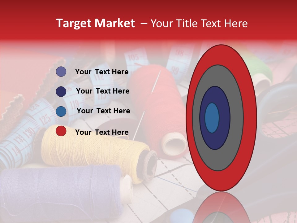 Hobby Bobbin Line PowerPoint Template