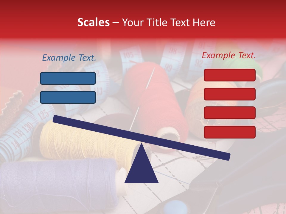 Hobby Bobbin Line PowerPoint Template