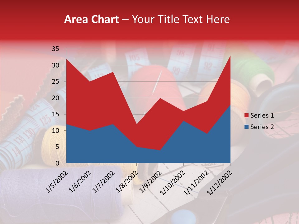 Hobby Bobbin Line PowerPoint Template