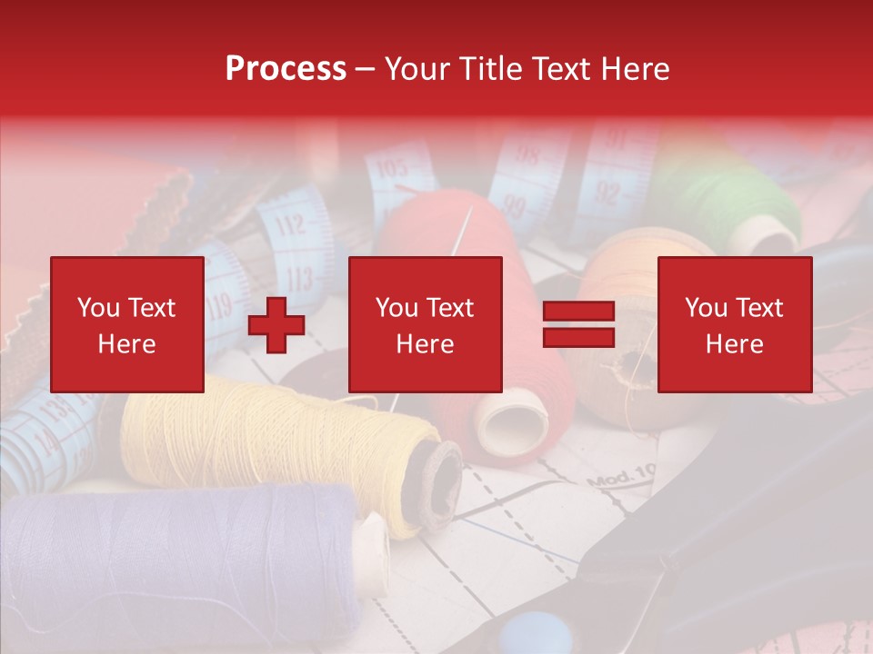 Hobby Bobbin Line PowerPoint Template