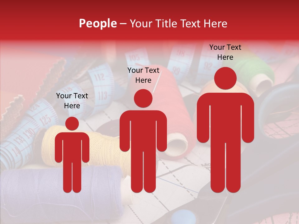 Hobby Bobbin Line PowerPoint Template